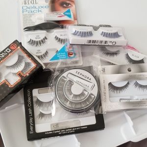 11 pairs of false lashes including Sephora